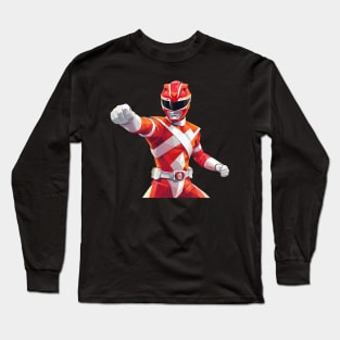 red power ranger Long Sleeve T-Shirt